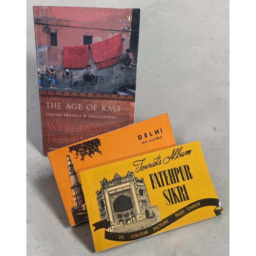 William Dalrymple The Age of Kali Indian Travels & Encounters + 2 India Postcard